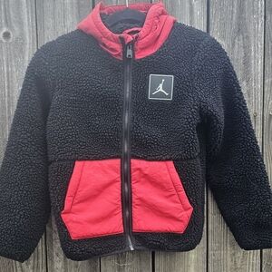 Jordan Brand Sherpa Fleece Jacket for big kids